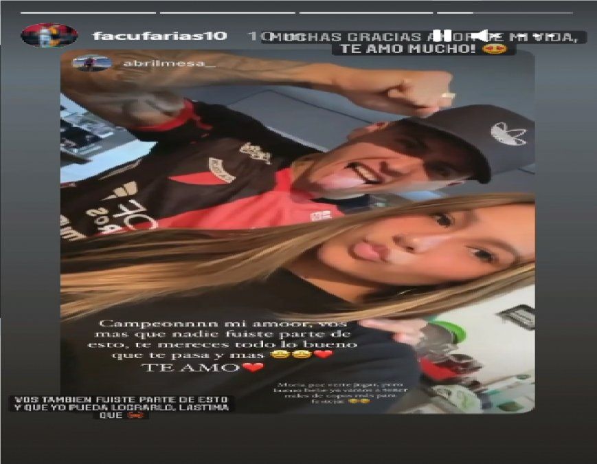 El festejo desbordante de alegría de Facundo Farías