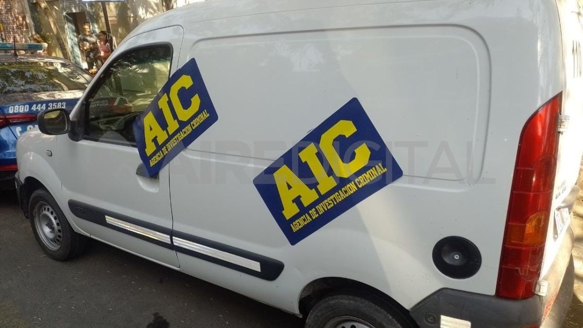 Camioneta incautada por la Agencia de Investigación Criminal.