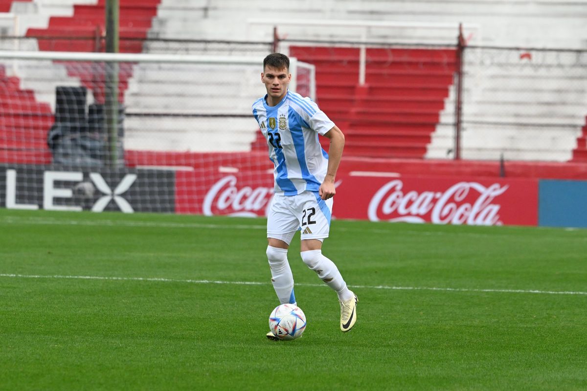 ¡Que golazo! Kevin Zenón debutó en las redes con la Selección Argentina