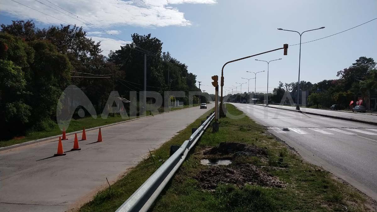 Colocarán nuevos semáforos en la Ruta Provincial N° 1.