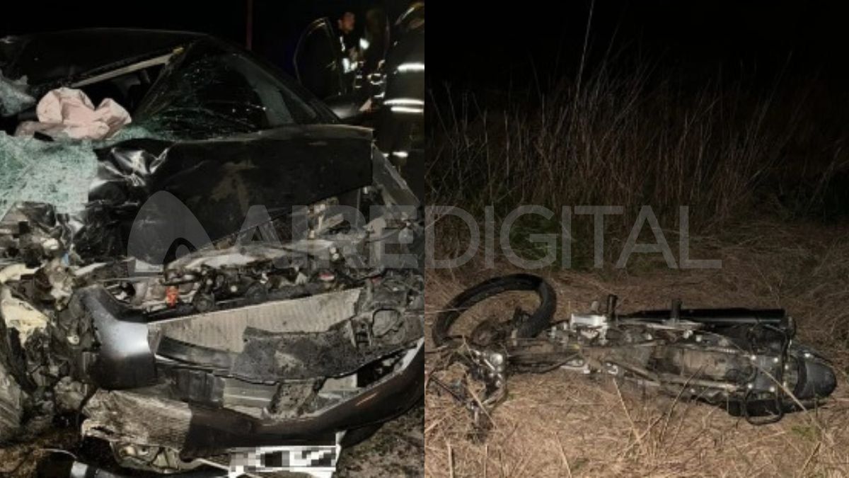 Tragedia en Nelson: una pareja perdió la vida en la ruta provincial N°6. Foto: El Esperancino