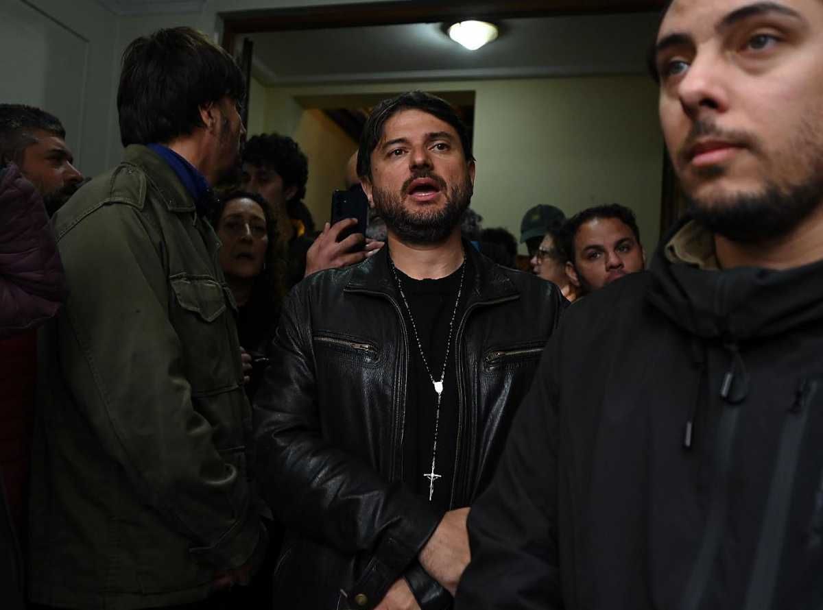 Este sábado por la tarde la Policía detuvo a Juan Grabois tras atrincherarse en el histórico Instituto Juan Domingo Perón.