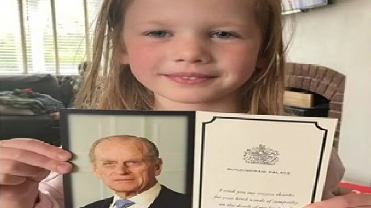 La pequeña Erin Bywater, de 5 años. 