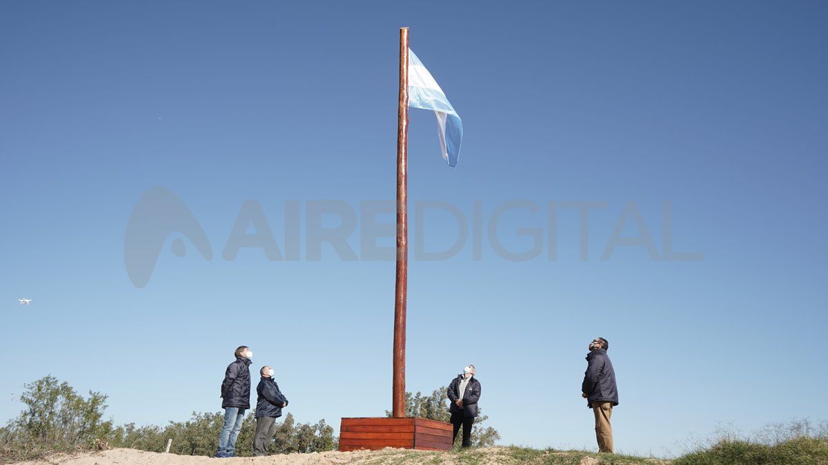 Fue en el marco de las celebraciones en honor al Día de la Bandera y a su creador Manuel Belgrano