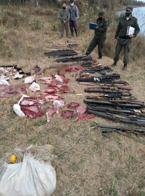 El operativo fue realizado por la Guardia Rural