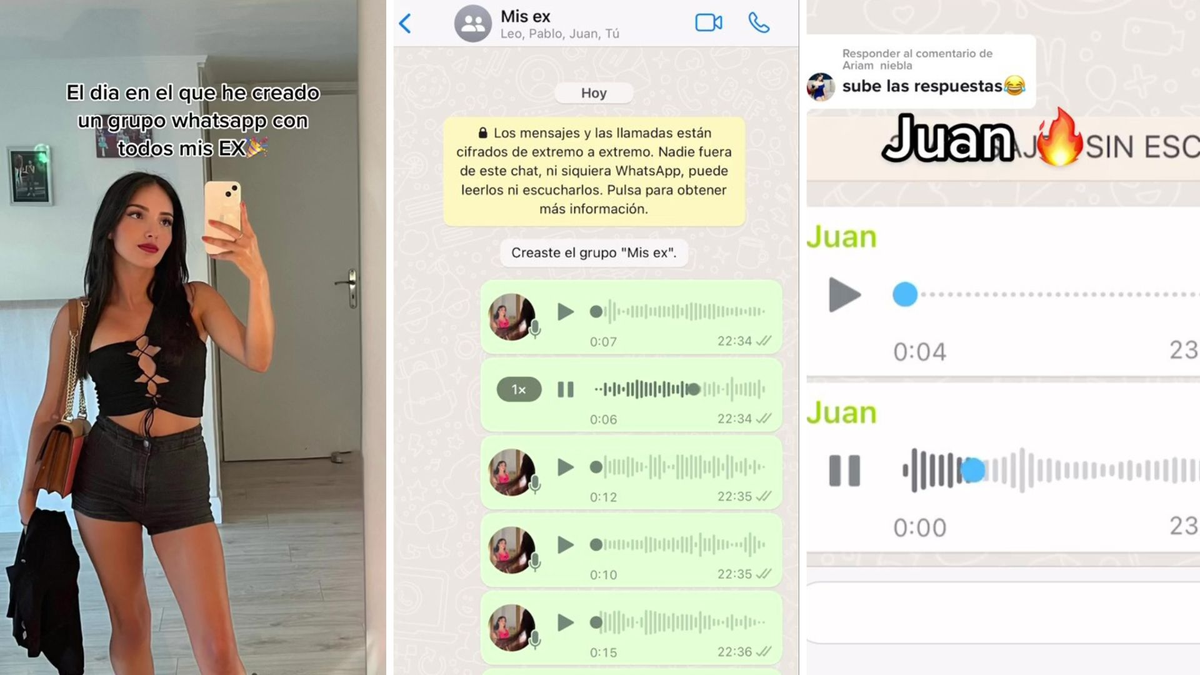 A lo mejor podemos ser todos amigos: creó un grupo de WhatsApp con todas sus exparejas
