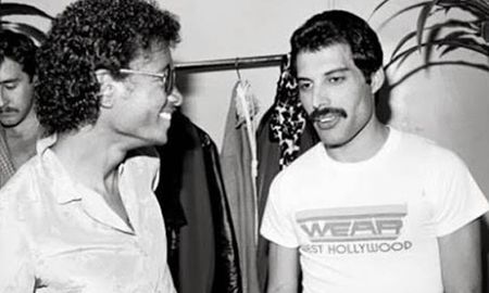 Michael Jackson y Freddie Mercury en la casa de los Jackson Michael Jackson y Freddie Mercury en la casa de los Jackson