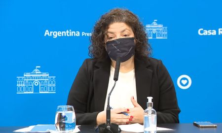 Vizzotti se refirió este viernes a la situación epidemiológica de la Argentina. Vizzotti se refirió este viernes a la situación epidemiológica de la Argentina.
