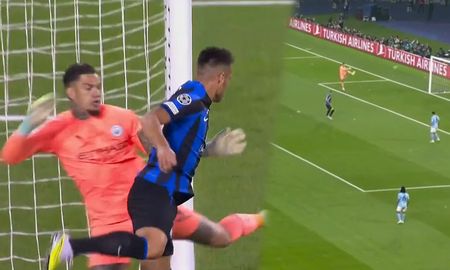El arquero de Manchester City tuvo un inicio de partido dubitativo frente a Inter por la Champions League. El arquero de Manchester City tuvo un inicio de partido dubitativo frente a Inter por la Champions League.