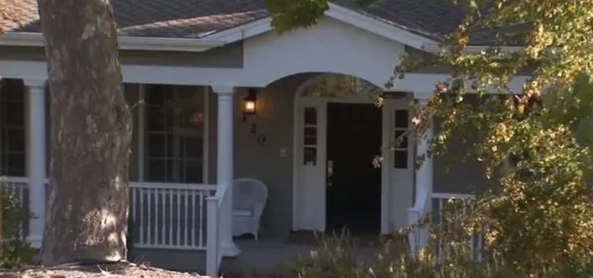 La vivienda ocurrían los hechos (Twitter).