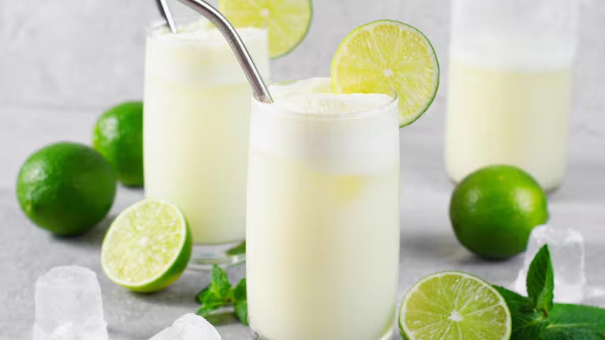 La receta para preparar limonada cremosa