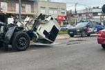 El accidente ocurrió en avenida López y Planes y Perú, en el norte de la ciudad de Santa Fe. El accidente ocurrió en avenida López y Planes y Perú, en el norte de la ciudad de Santa Fe.
