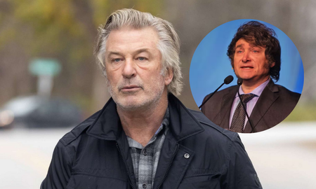 Alec Baldwin realizó un fuerte posteo donde comparó a Javier Milei con un asesino