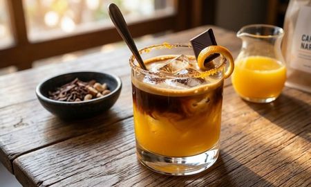 cafe con naranja: como hacer la bebida viral que combina cafe espresso y jugo citrico cafe con naranja: como hacer la bebida viral que combina cafe espresso y jugo citrico