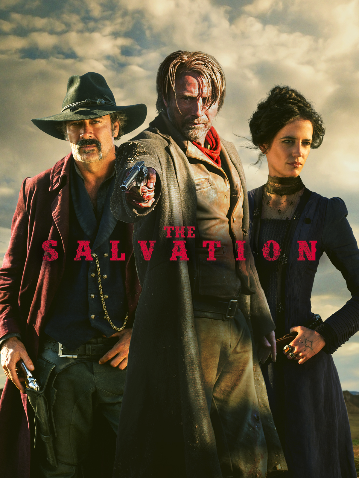 The Salvation es un wéstern de 2014 dirigido por Kristian Levring y protagonizado por Mads Mikkelsen, Eva Green y Jeffrey Dean Morgan. The Salvation es un wéstern de 2014 dirigido por Kristian Levring y protagonizado por Mads Mikkelsen, Eva Green y Jeffrey Dean Morgan.