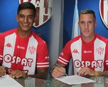 Este lunes, Diego Polenta y Leo Ramos firmaron contrato y se convirtieron en jugadores de Unión. Este lunes, Diego Polenta y Leo Ramos firmaron contrato y se convirtieron en jugadores de Unión.
