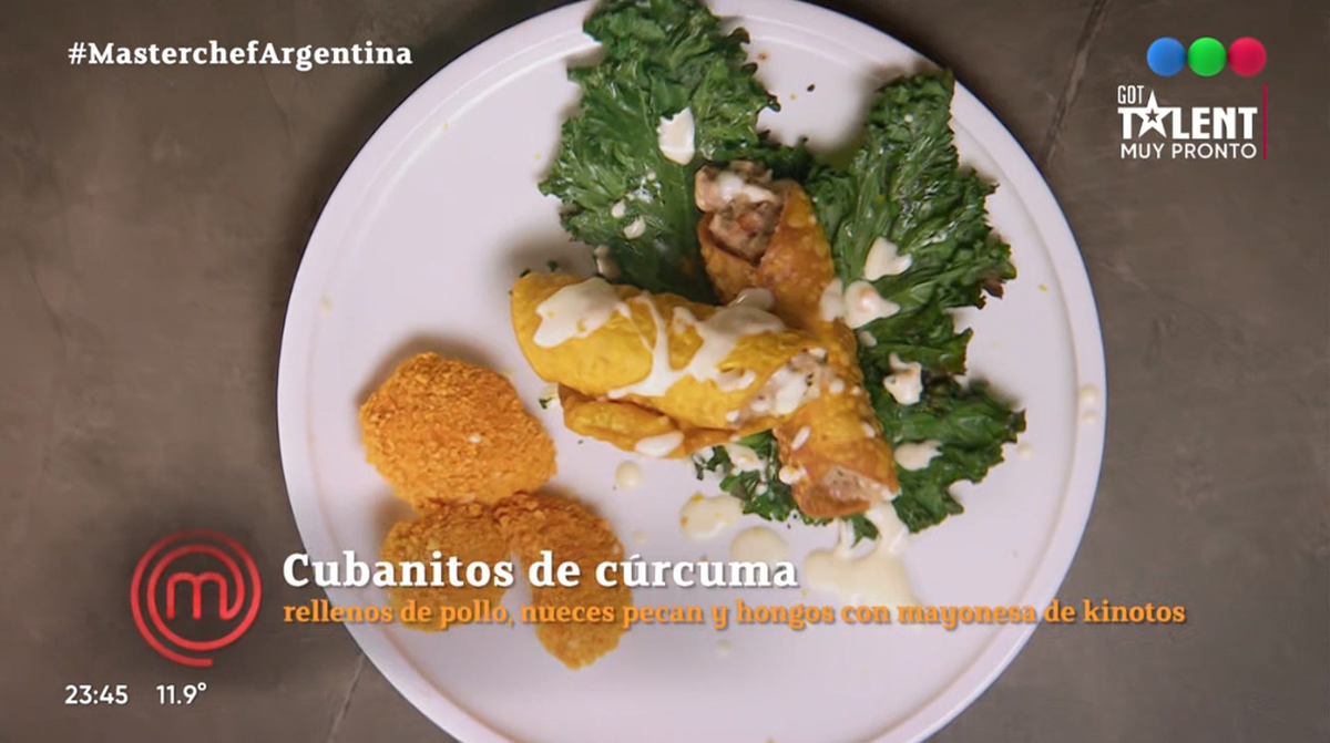 Estefanía y Rodrigo compitieron por un lugar en la final de MasterChef. Estefanía y Rodrigo compitieron por un lugar en la final de MasterChef.