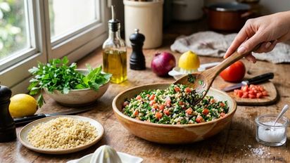 Qué es el tabulé y cómo hacer esta receta exótica en 20 minutos