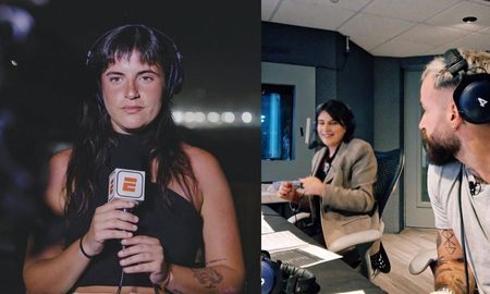 Un exjugador del Barcelona encaró en vivo a una periodista argentina y las redes estallaron Un exjugador del Barcelona encaró en vivo a una periodista argentina y las redes estallaron