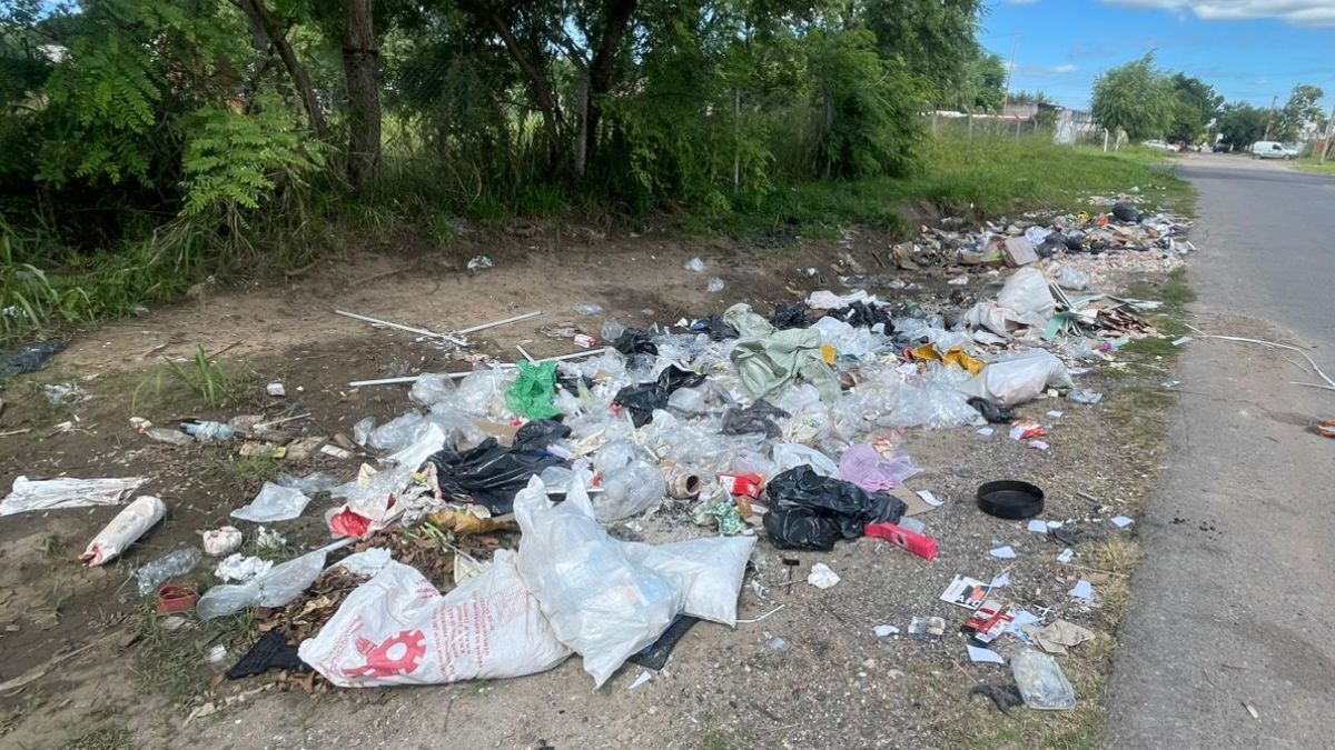 Un microbasural en Pasaje Santa Fe y calle Boneo preocupa a los vecinos de Cabal.