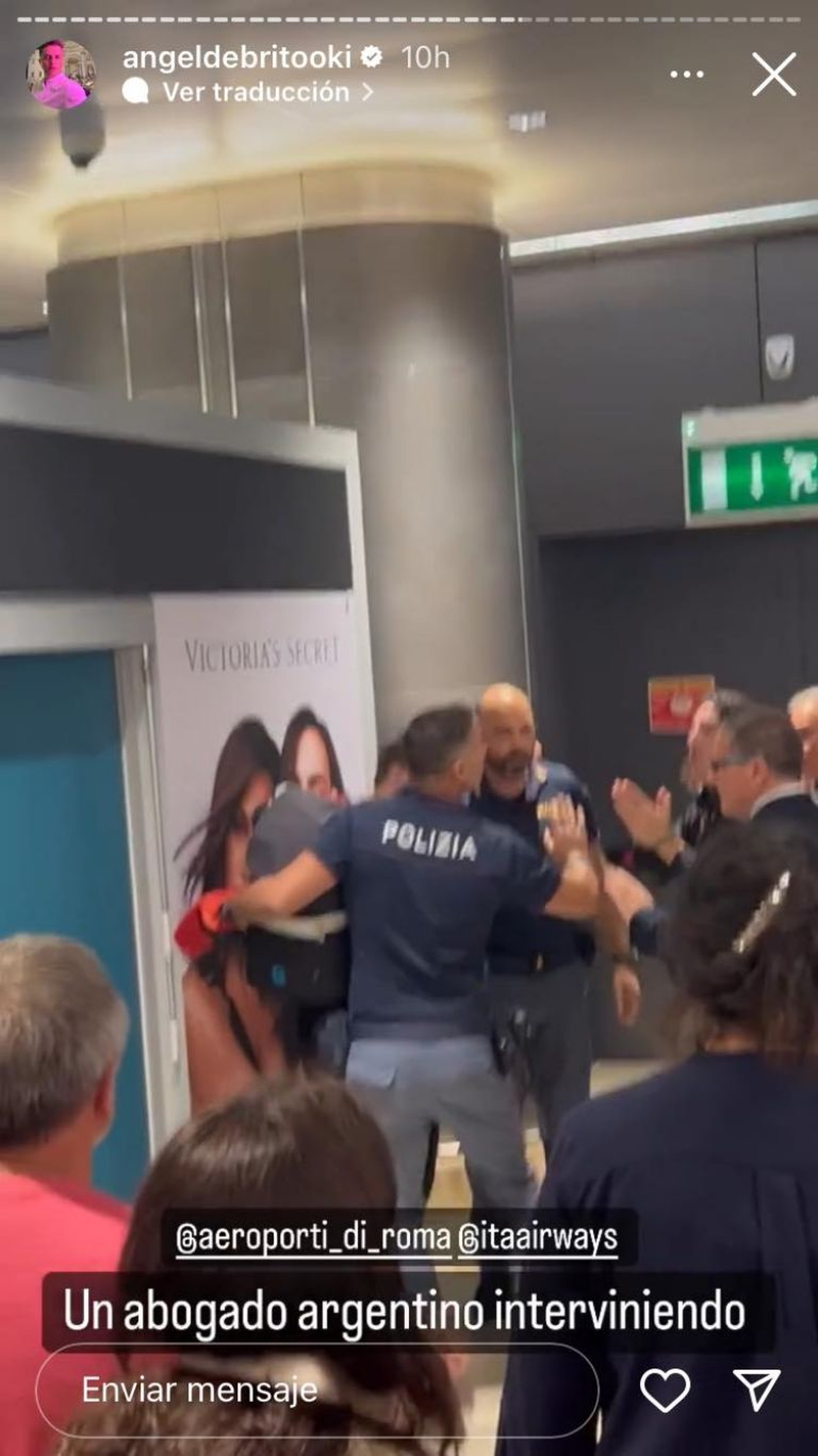 Ángel de Brito varado en Roma: qué pasó?