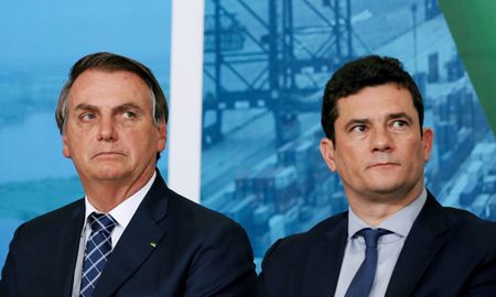 Jair Bolsonaro y Sergio Moro. Jair Bolsonaro y Sergio Moro.
