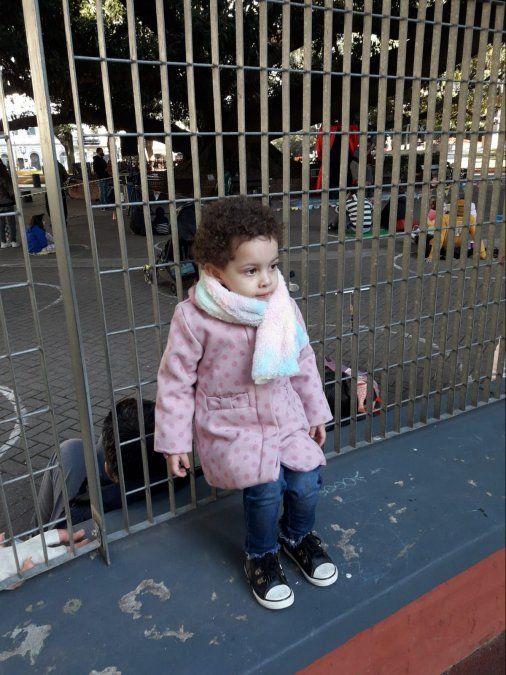 María Victoria Gancedo Dolinski de dos años