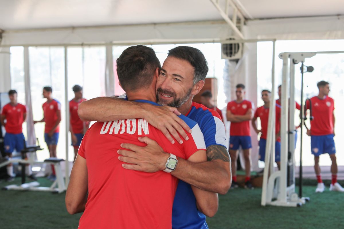 El Kily González en el arranque de la pretemporada. Foto: Club Unión. El Kily González en el arranque de la pretemporada. Foto: Club Unión.