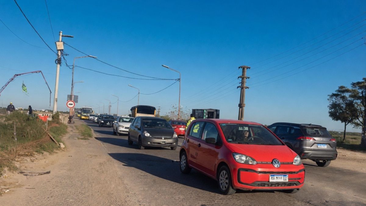 El tránsito se vio interrumpido