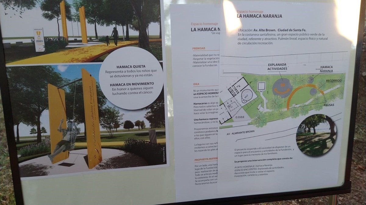 "Hamaca Naranja" consiste en un espacio para que las familias y niños que atravesaron la enfermedad cuenten un lugar para reflexionar.