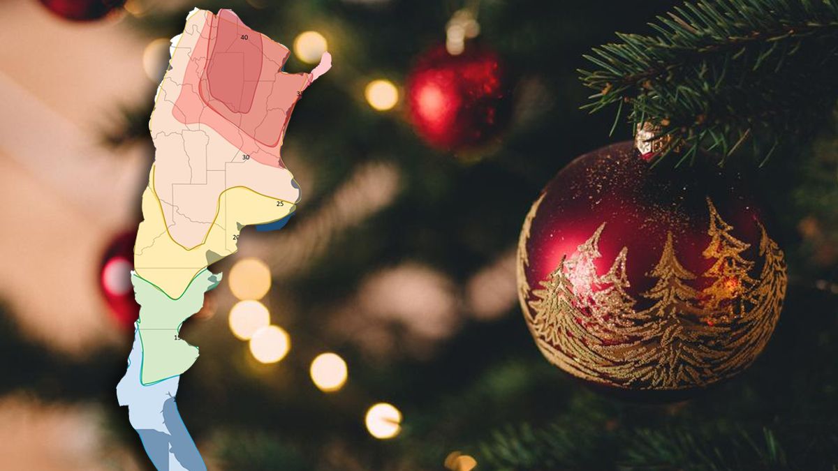 Cómo estará el tiempo esta Navidad en todo el país