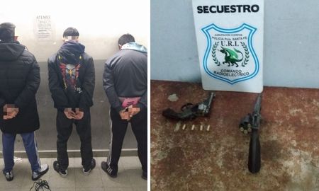 Cinco detenidos y tres armas secuestradas en barrio Alfonso y barrio Villa del Parque