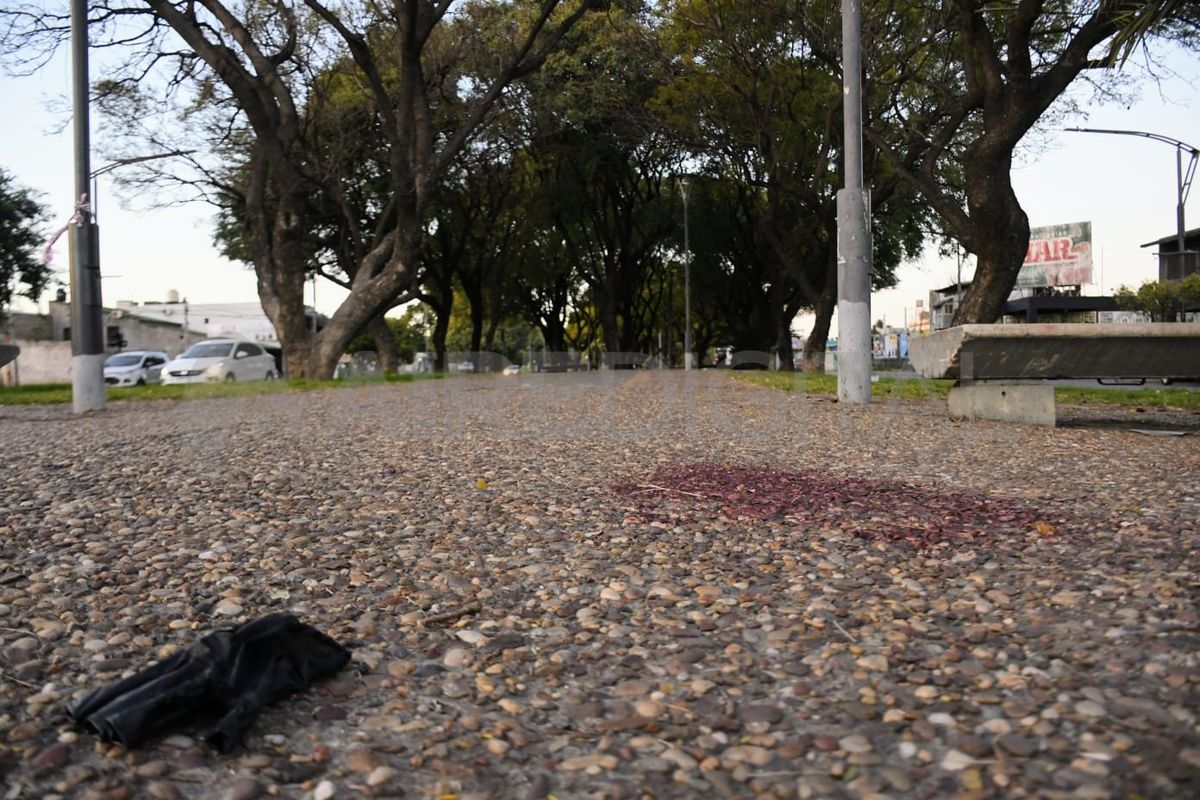 El lugar en donde ocurrió el crimen. El lugar en donde ocurrió el crimen.