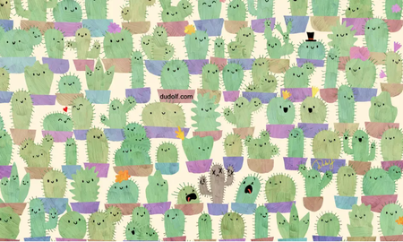 RETO VISUAL: ¿podés encontrar el cactus con forma de manzana? RETO VISUAL: ¿podés encontrar el cactus con forma de manzana?