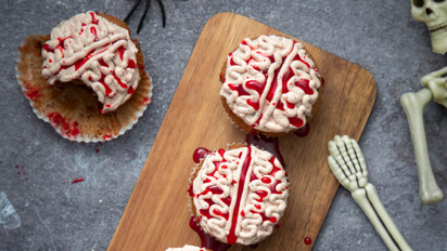 Muffins cerebros: una receta deliciosa y original de Halloween