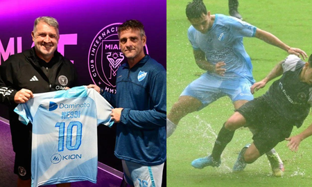 Argentino de Rosario, que milita en la Primera C, jugó un amistoso contra Inter Miami. Argentino de Rosario, que milita en la Primera C, jugó un amistoso contra Inter Miami.