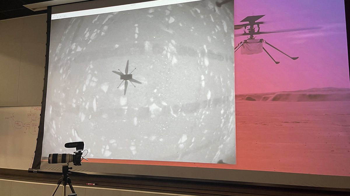 El Ingenuity de la Nasa voló con éxito este lunes sobre Marte.