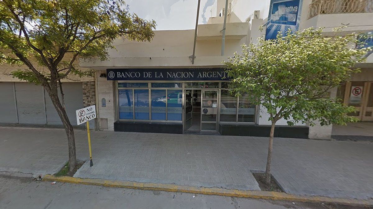 Una sucursal del Banco Nación de Capilla del Monte