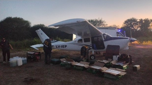 Aire de Santa Fe | secuestro droga avioneta en vera1