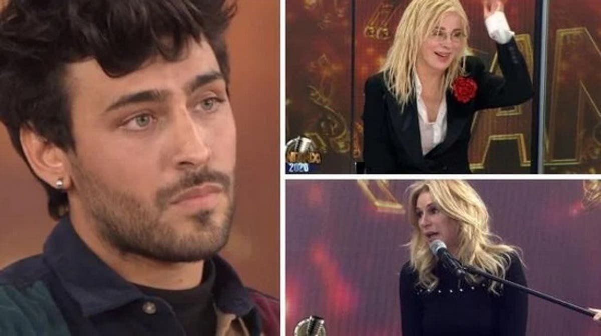Tenso cruce entre Nacha Guevara y Lizardo Ponce en el Cantando 2020.