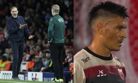 La insólita jugada en la Champions League que indignó a los hinchas de Colón. La insólita jugada en la Champions League que indignó a los hinchas de Colón.