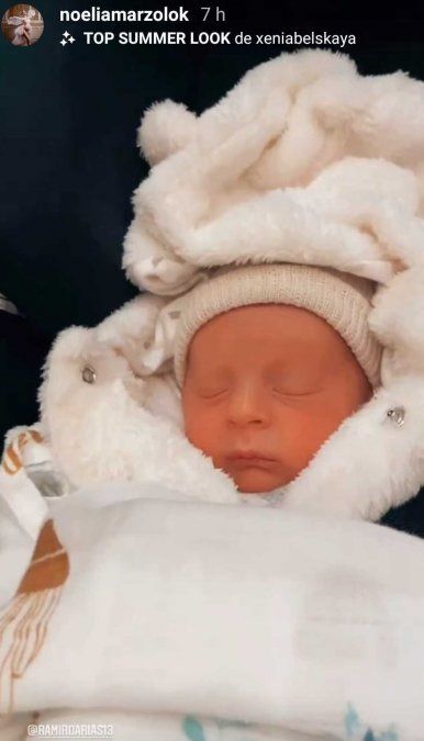 Él es Donatello, el hijito de Noelia Marzol.