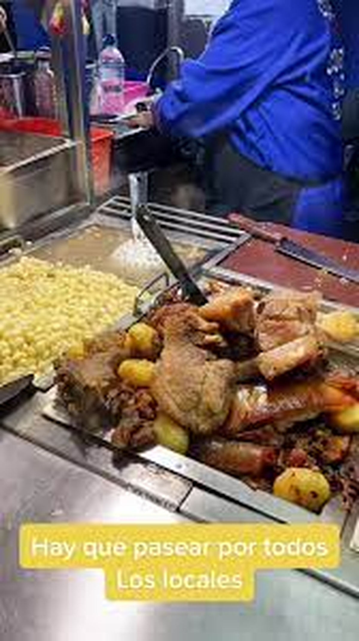 Un turista estadounidense mostró su entusiasmo en TikTok.