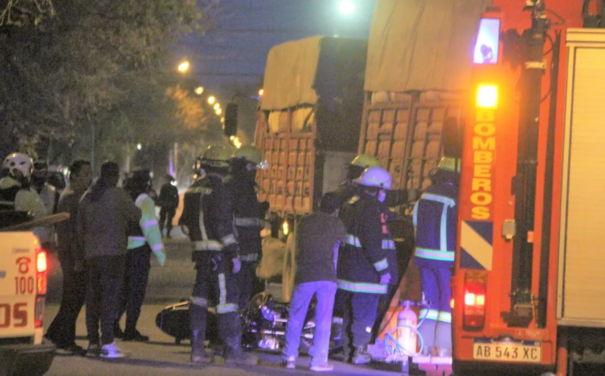 El hecho tuvo lugar el domingo por la tarde, alrededor de las 18:30, en donde murieron dos personas
