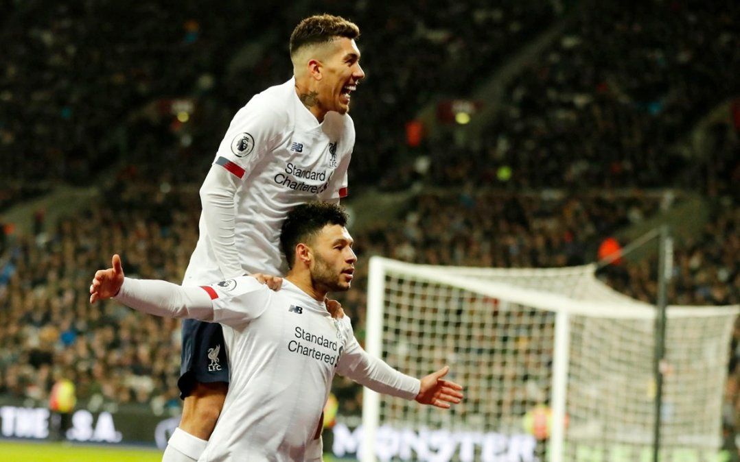 Liverpool agrandó su récord tras superar a West Ham