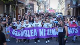 La ciudad de Santa Fe se movilizó este 25N en reclamo contra la violencia de género.