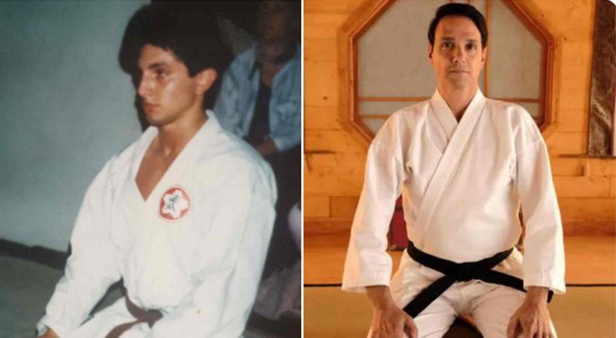 El insólito parecido de un argentino con el actor de Karate Kid: Mi viejo es Daniel San