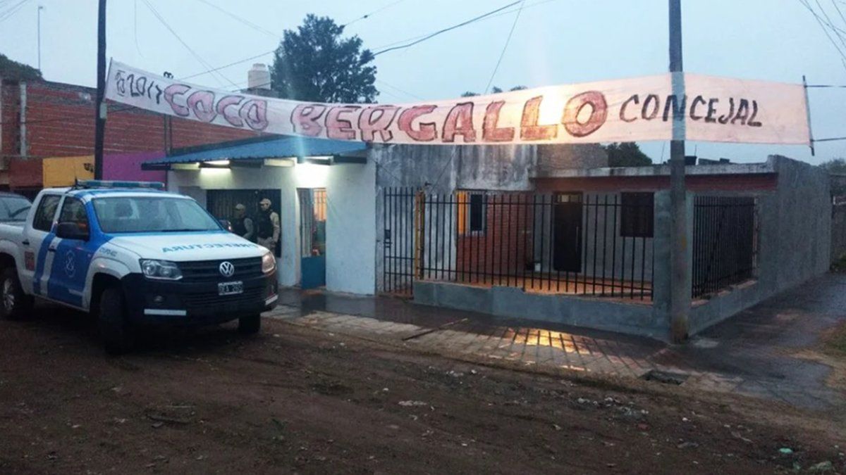 El exprecandidato a concejal de Santa Fe, "Coco" Bergallo, tambi&eacute;n fue detenido en su momento como sospechoso de haber infringido al ley.