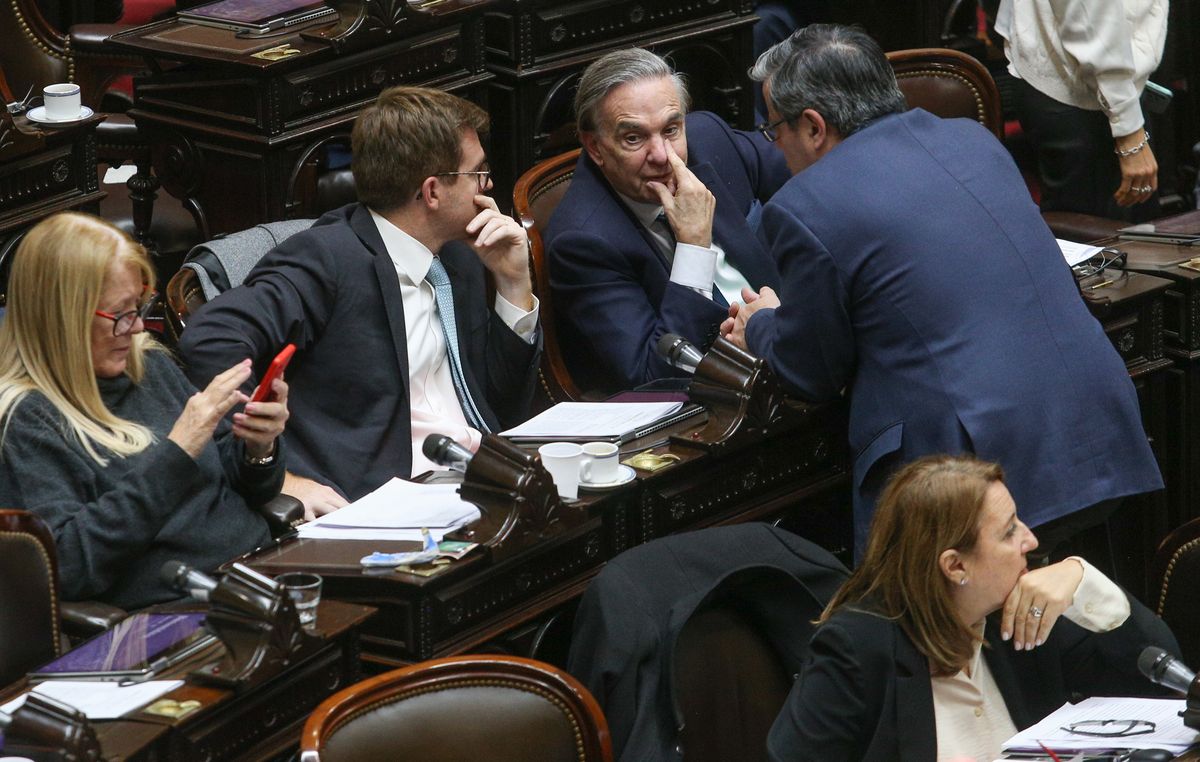 Los diputados Miguel Ángel Pichetto