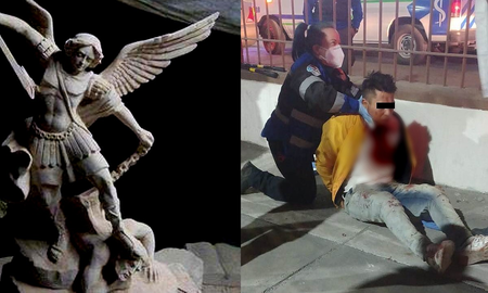Entró a robar una iglesia y lo degolló el Arcángel Miguel: Protector de la Iglesia Entró a robar una iglesia y lo degolló el Arcángel Miguel: Protector de la Iglesia